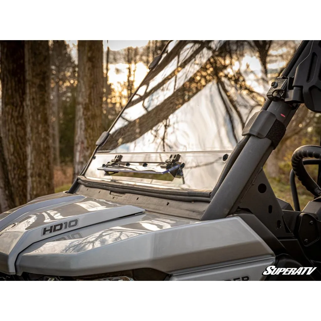 SuperATV Can-Am Defender Scratch Resistant Vented Full Windshield