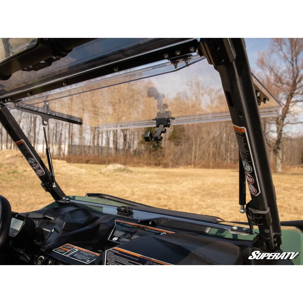 SuperATV Can-Am Maverick Trail Scratch Resistant Flip Windshield