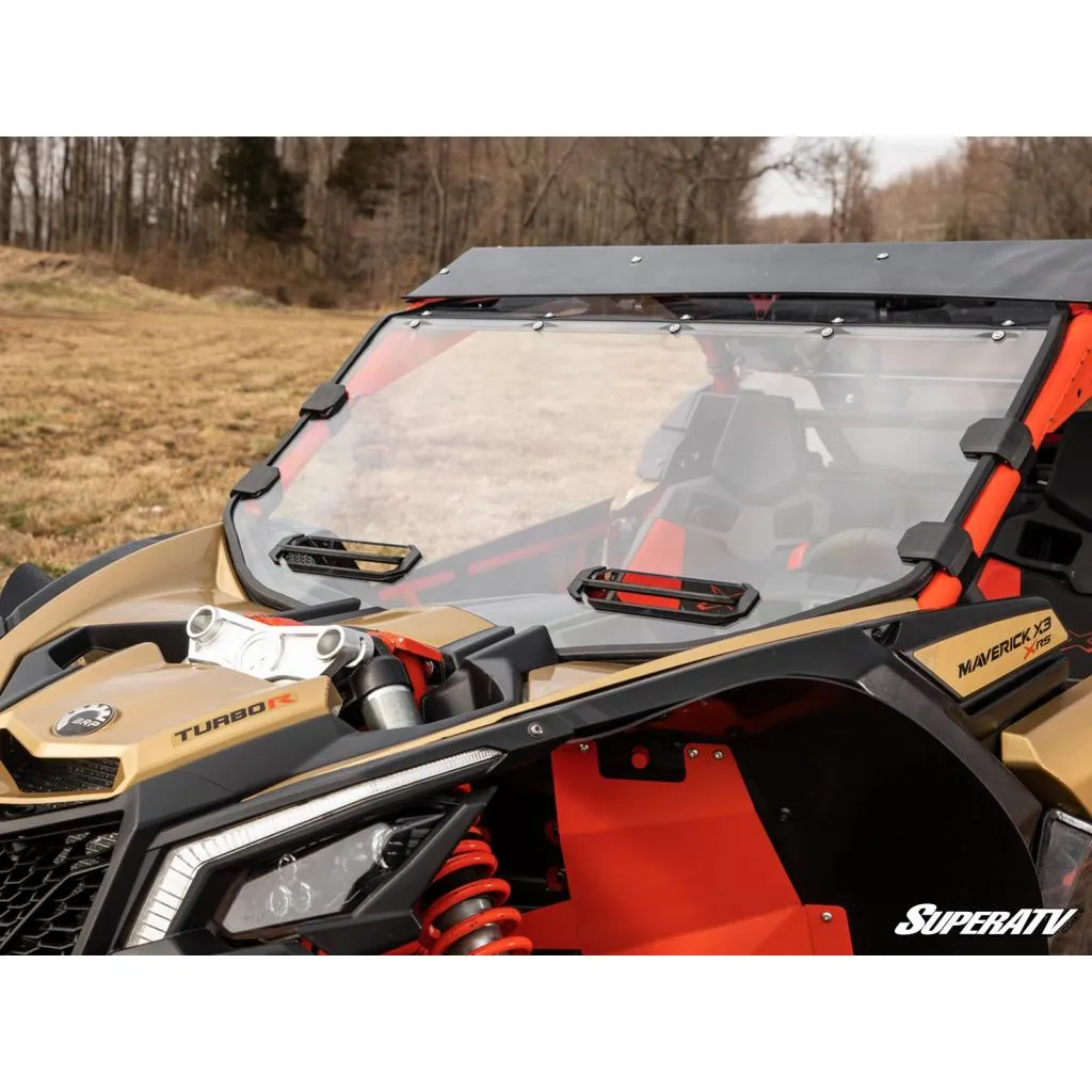 SuperATV Can-Am Maverick X3 Vented Full Windshield