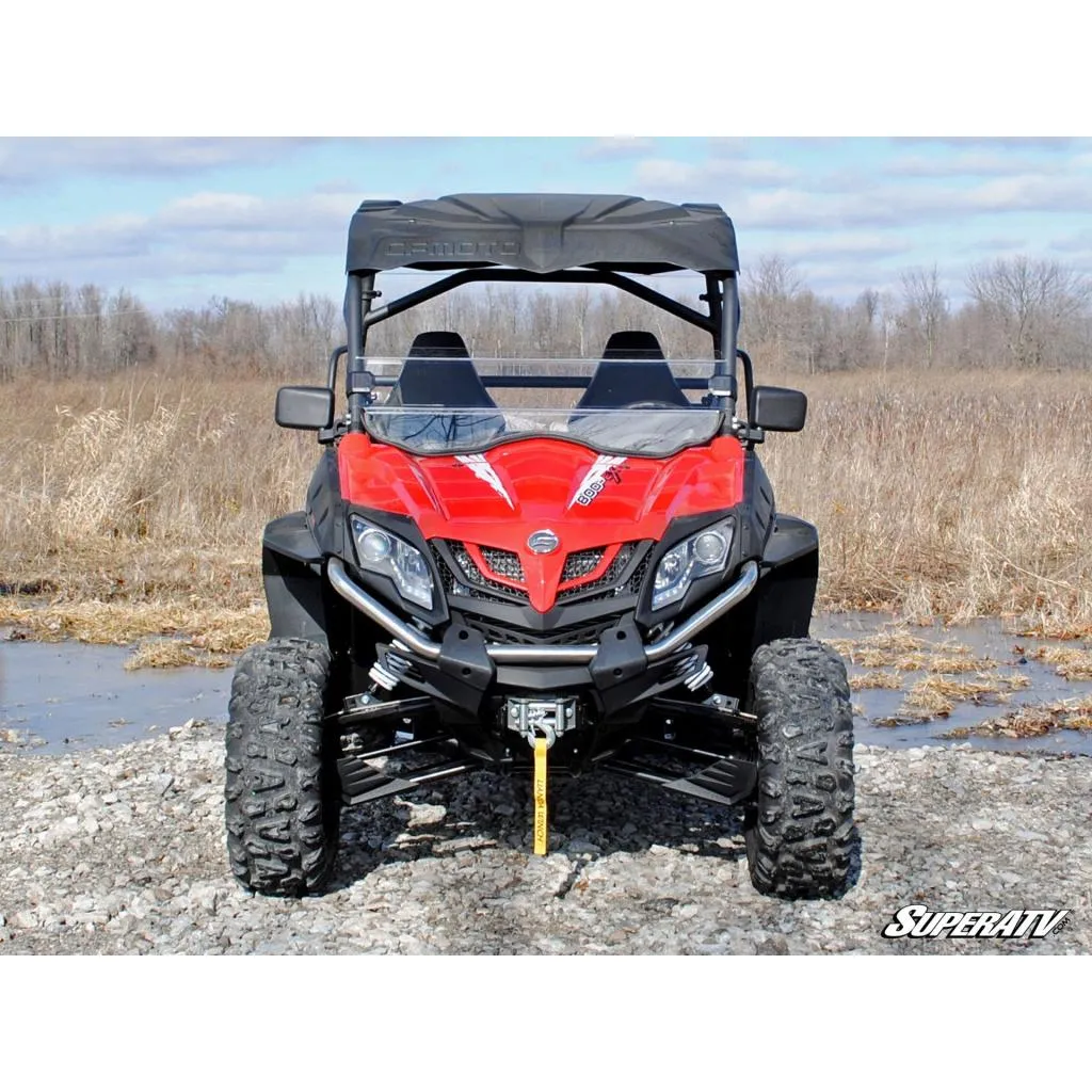 SuperATV CFMOTO ZForce 800 Scratch-Resistant Half Windshield