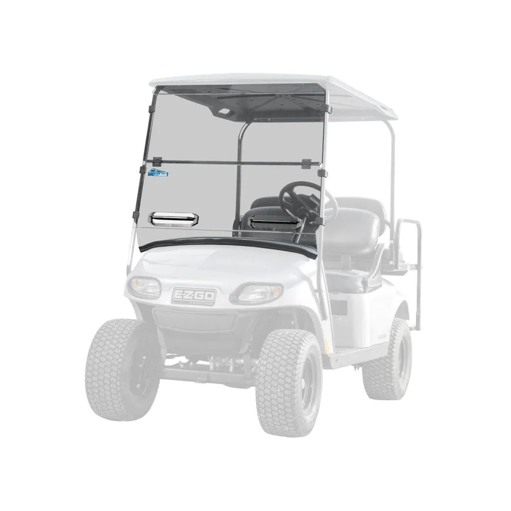 SuperATV Corsa Blue E-Z-GO TXT Valor Flip Down Windshield