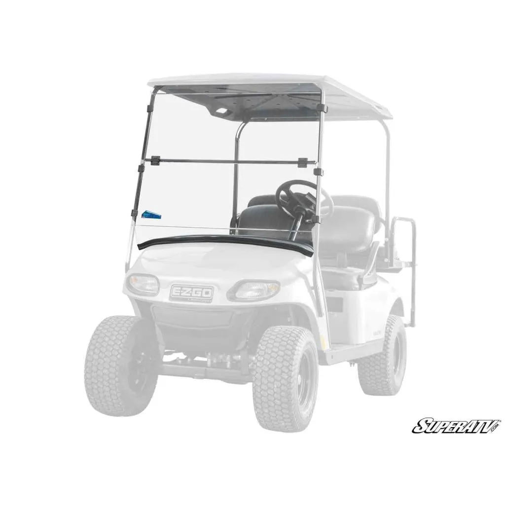 SuperATV Corsa Blue E-Z-GO TXT Valor Flip Down Windshield