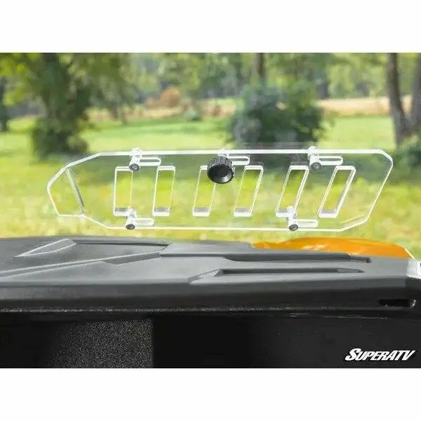 SuperATV Polaris General XP 1000 Scratch Resistant Vented Full Windshield