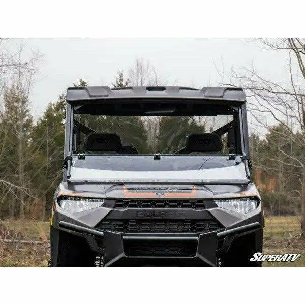 SuperATV Polaris Ranger XP 570 Scratch Resistant Flip Down Windshield