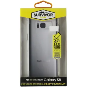 Survivor Clear Series Hard Case for Samsung Galaxy S8 - Clear