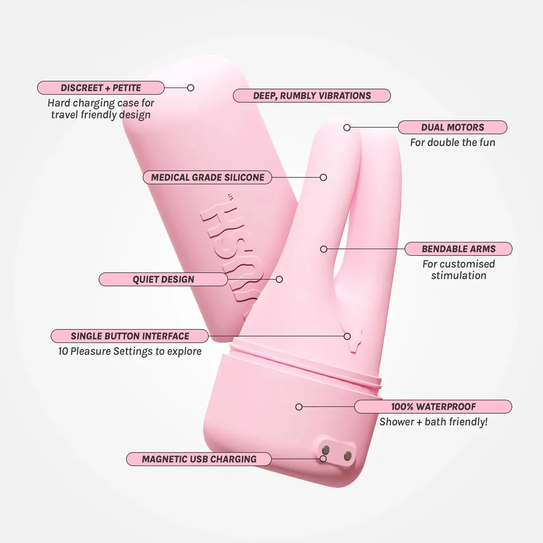 Swish Dual Tip Vibrator