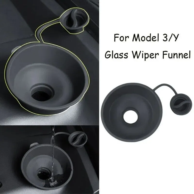 Tesla Model 3/Y Car Windshield Fluid Funnel