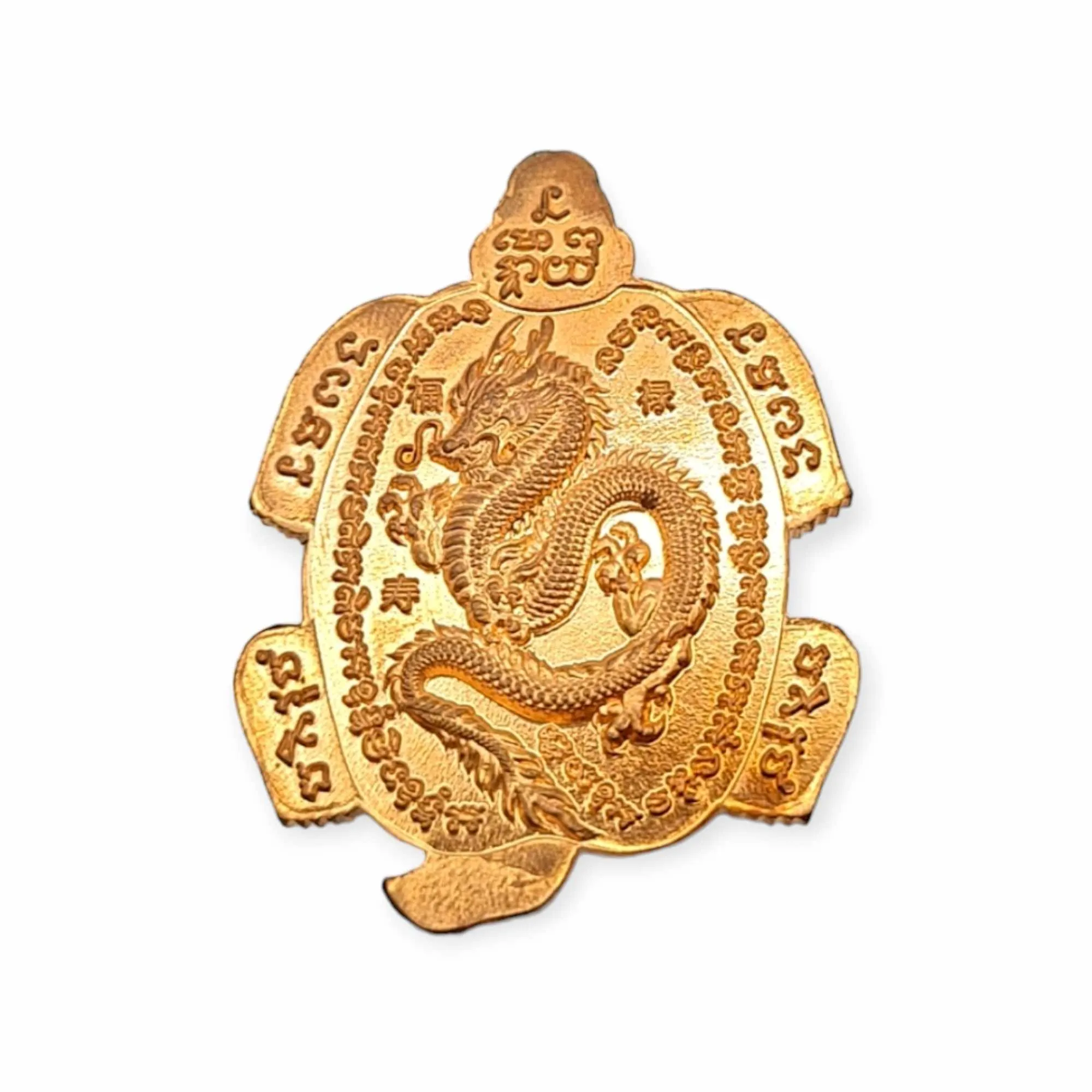 Thai amulet turtle dragon apimaha sethtee 1st edition Lp Sang Wat Pochai BE 2562 Attracted wealth lucky money charm