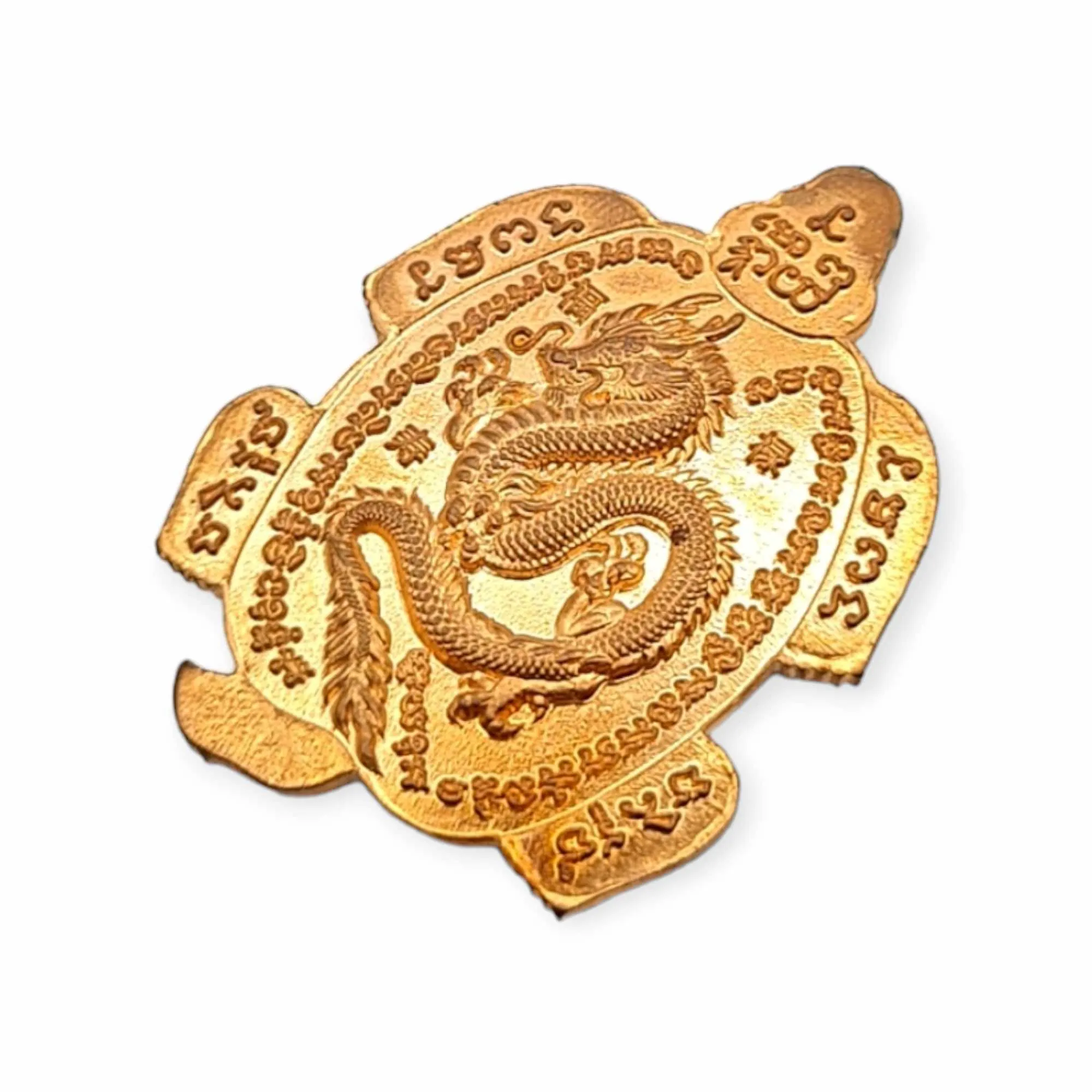 Thai amulet turtle dragon apimaha sethtee 1st edition Lp Sang Wat Pochai BE 2562 Attracted wealth lucky money charm