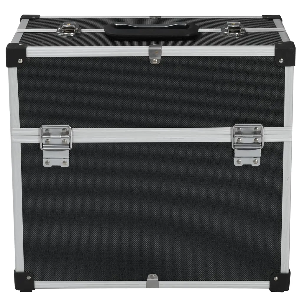 Tool Case 38x22.5x34 cm Black Aluminum