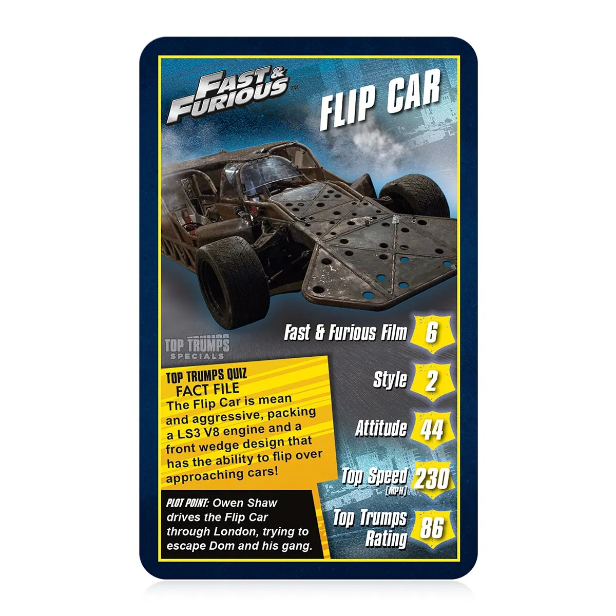 Top Trumps Specials Fast & Furious Card Game