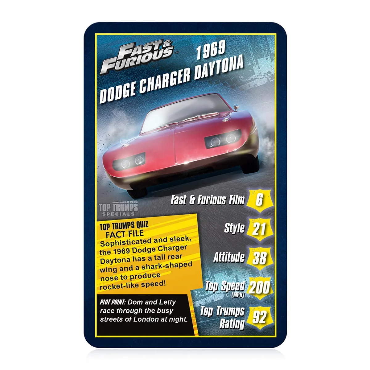 Top Trumps Specials Fast & Furious Card Game