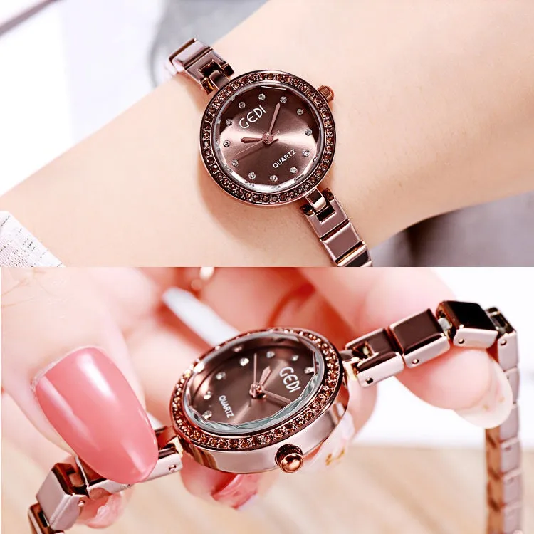 Ultra-thin Strap With Scale Women's Watch