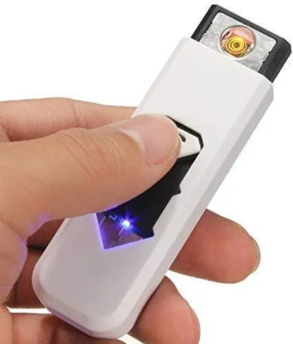 USB Electronic Windproof Rechargable Flameless Cigarette Lighter