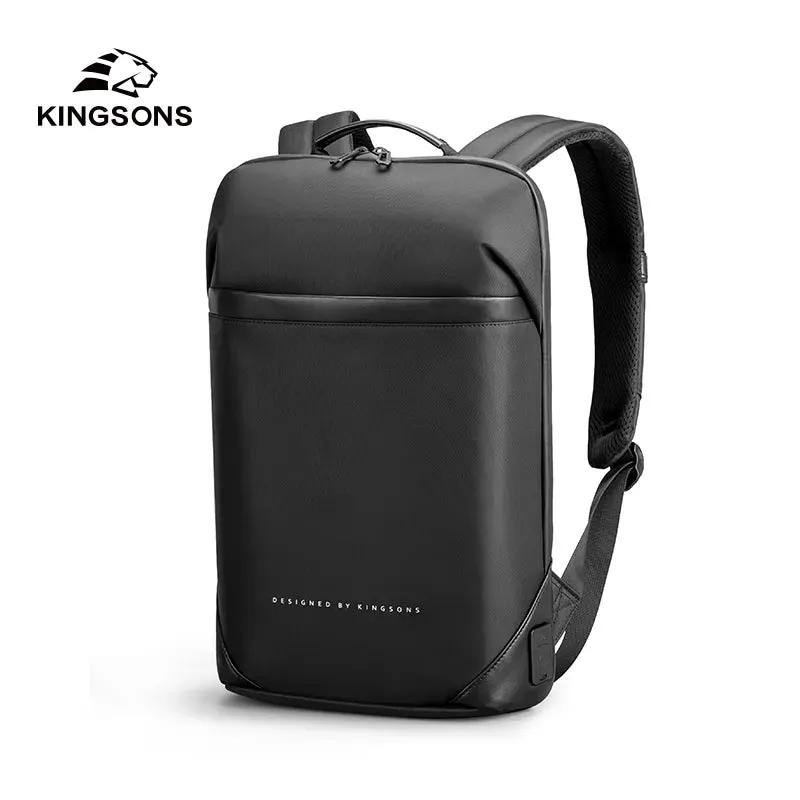 Vegan Laptop Backpack with built in USB Charger port