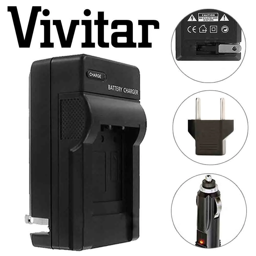 Vivitar Replacement Rechargeable Battery for Nikon EN-EL15c   MH-25 Replacement Battery Charger