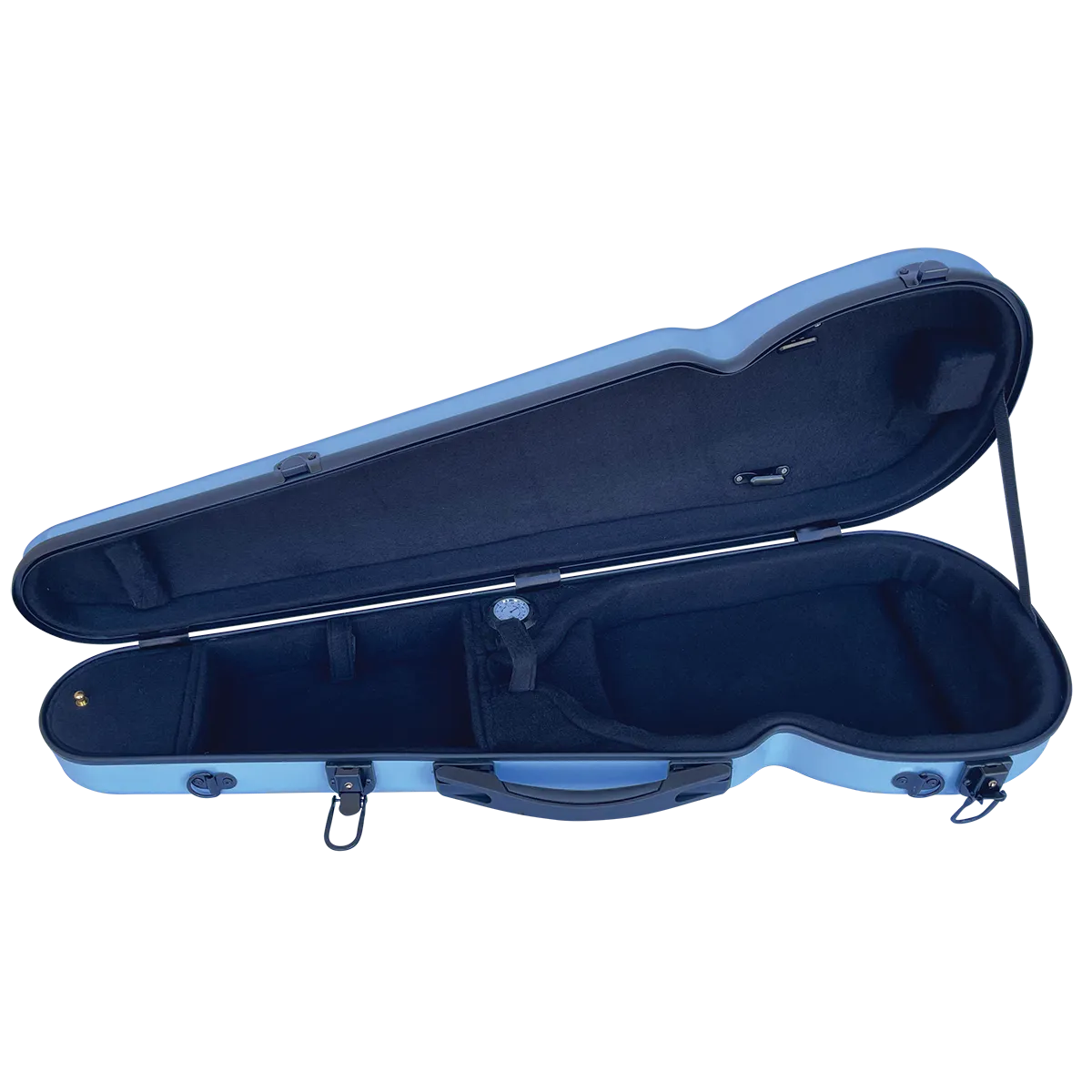 Vivo Polycarbonate Shaped Violin Case 4/4 Baby Blue