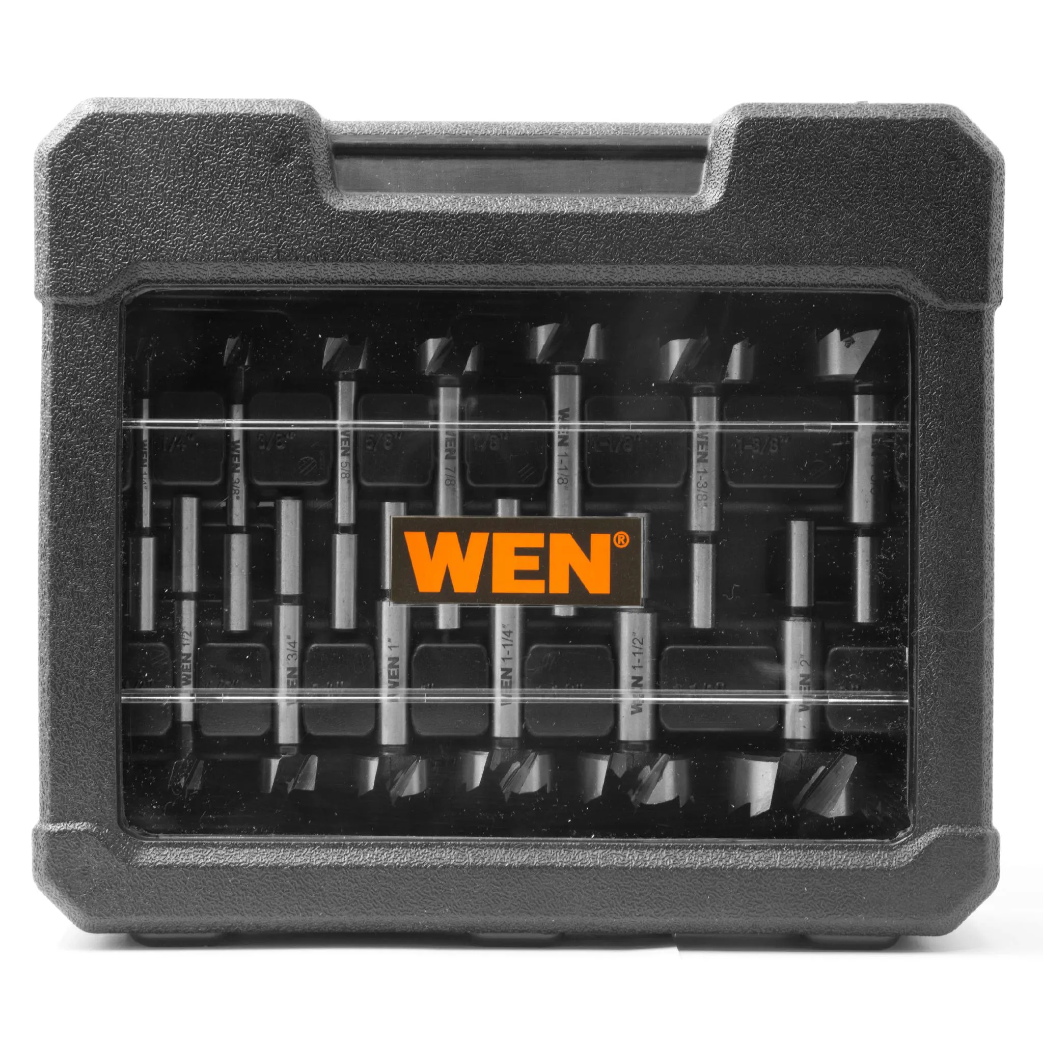 WEN FB5114 14-Piece Forstner Bit Set with Carrying Case