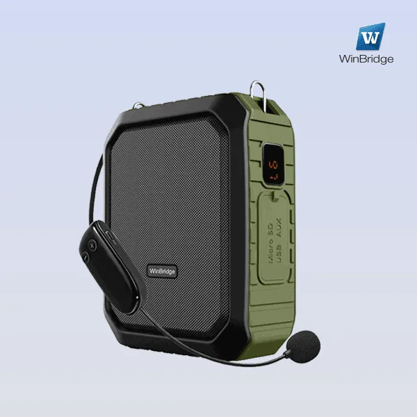 WinBridge M800 Portable Voice Amplifier With UHF Wireless Mic Waterproof