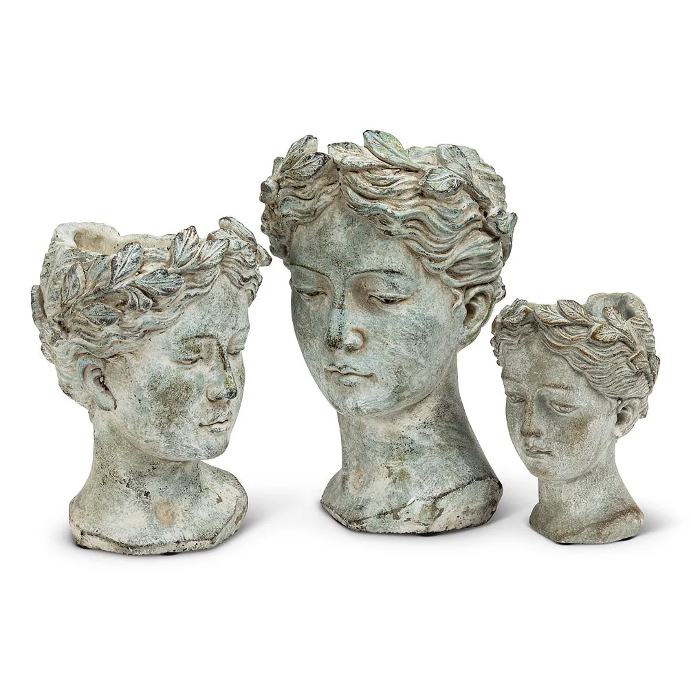 Woman Head Planter - Extra Small