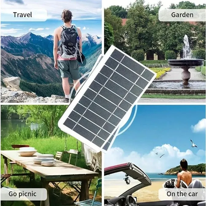 Xtreme Xccessories Solar Portable Charging Board Outdoor Waterproof Solar USB Charger